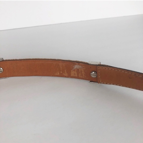 Brighton multicolored pony hair western belt 28 - Picture 12 of 12